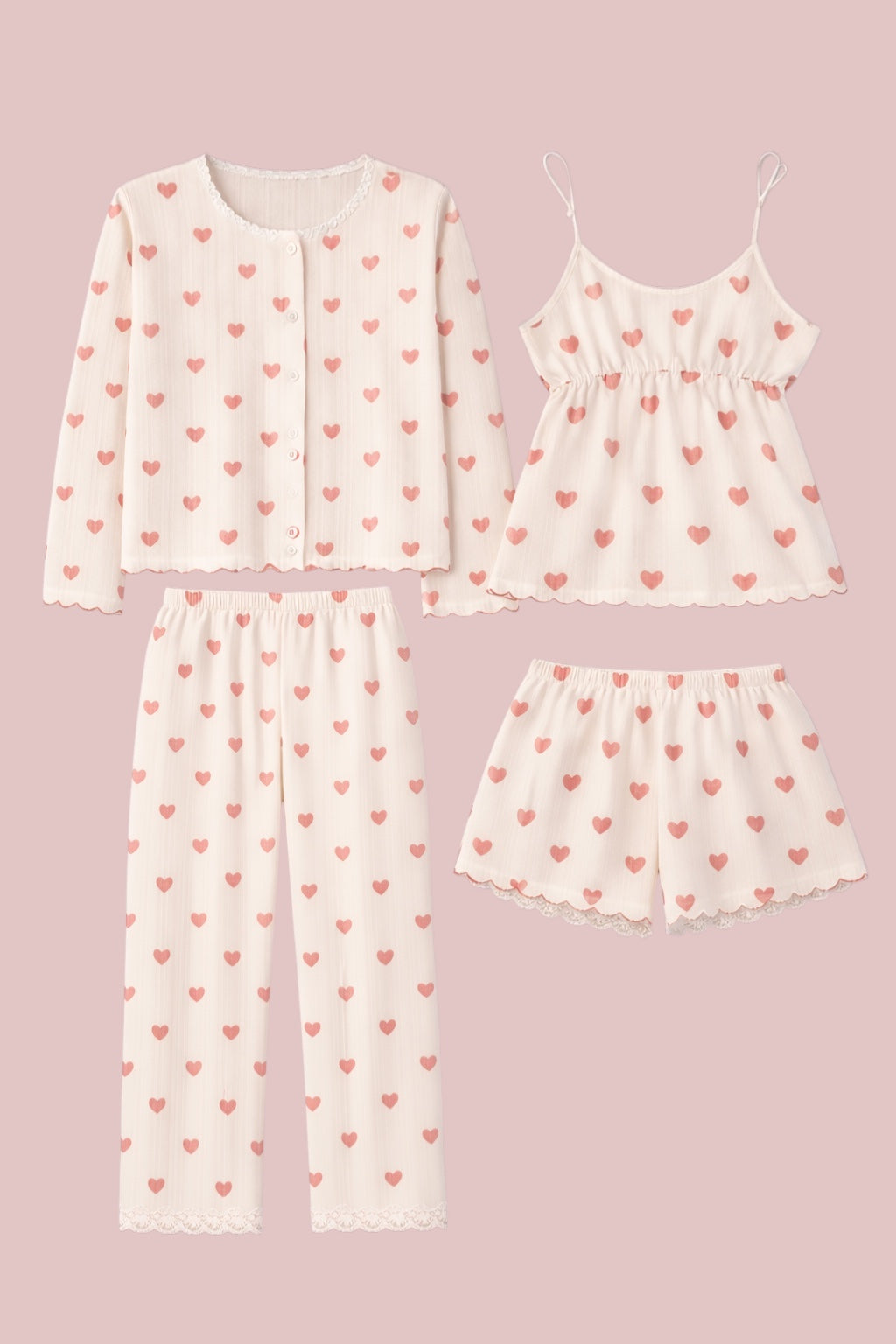 Pink Heart PJs