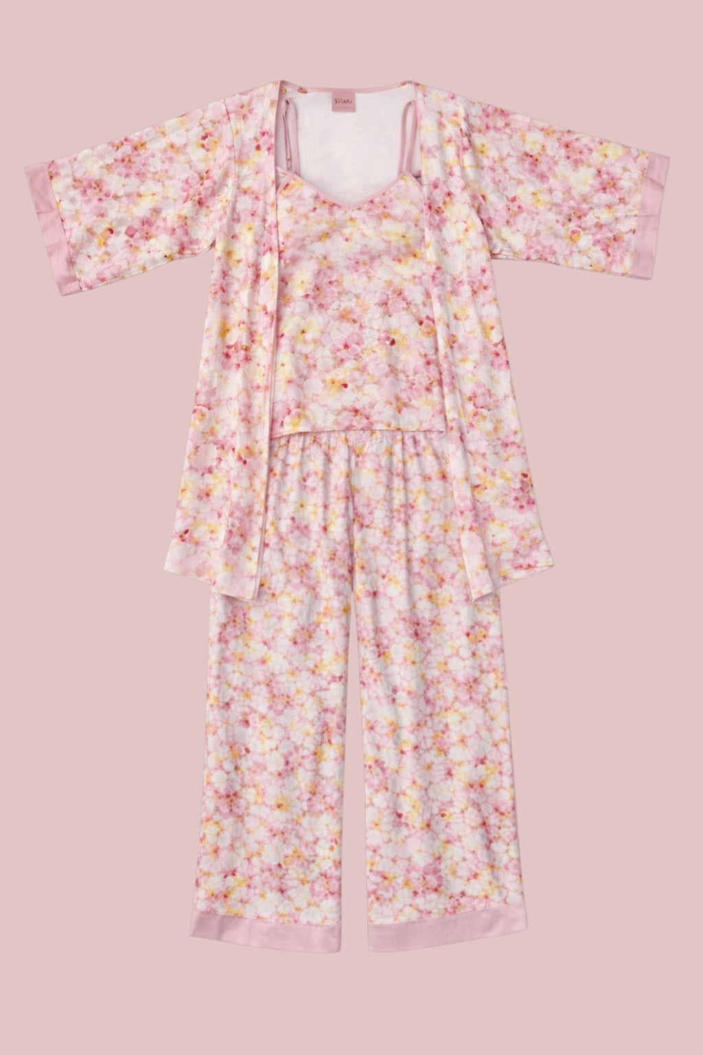 Pink 3 Piece Floral Set