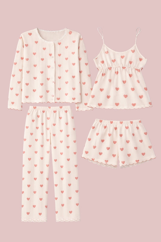 Pink Heart PJs