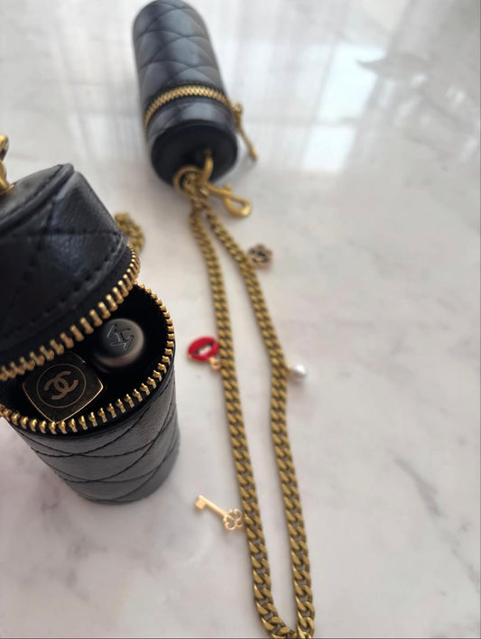 Lip combo bag charm