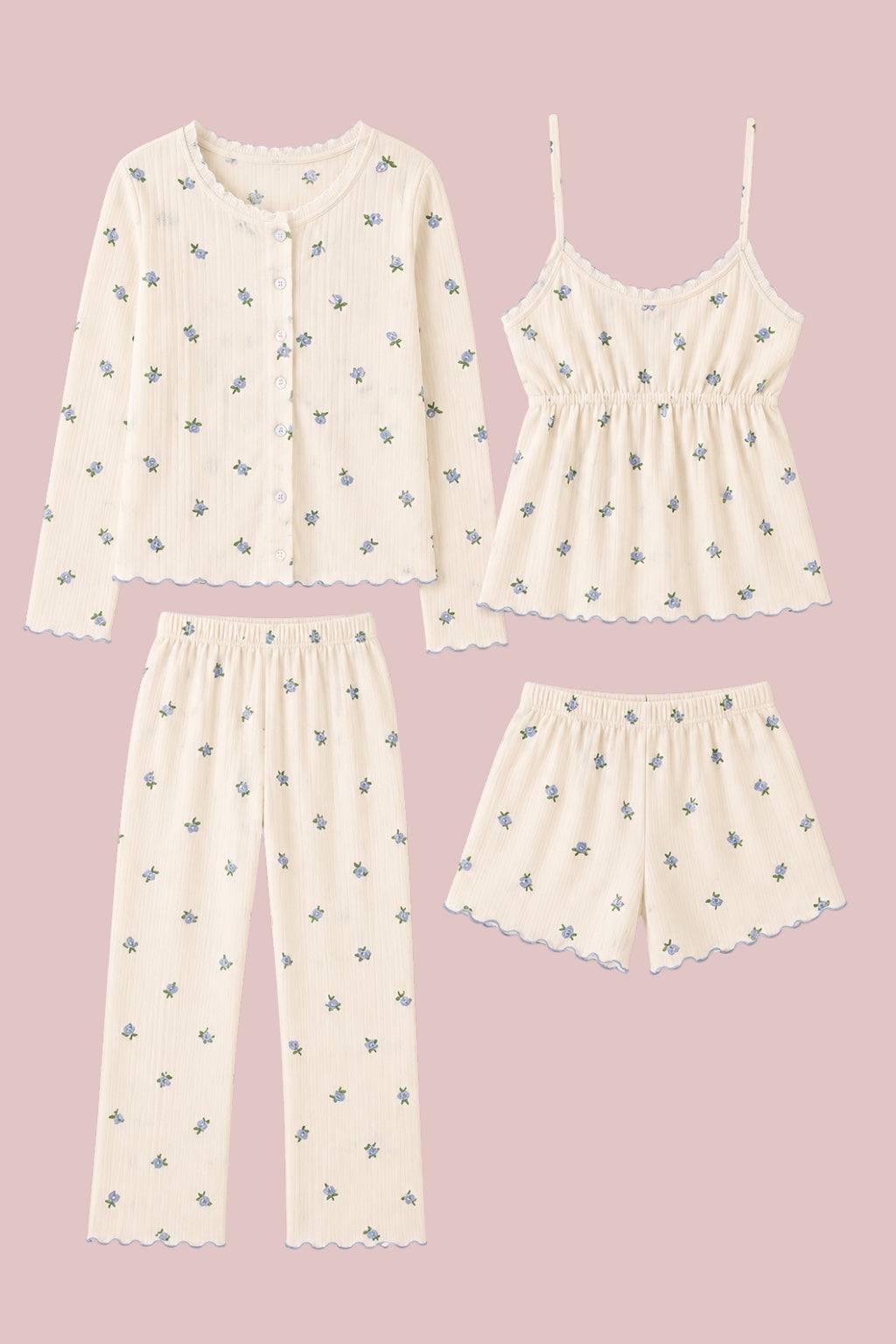 4 Piece PJ Set