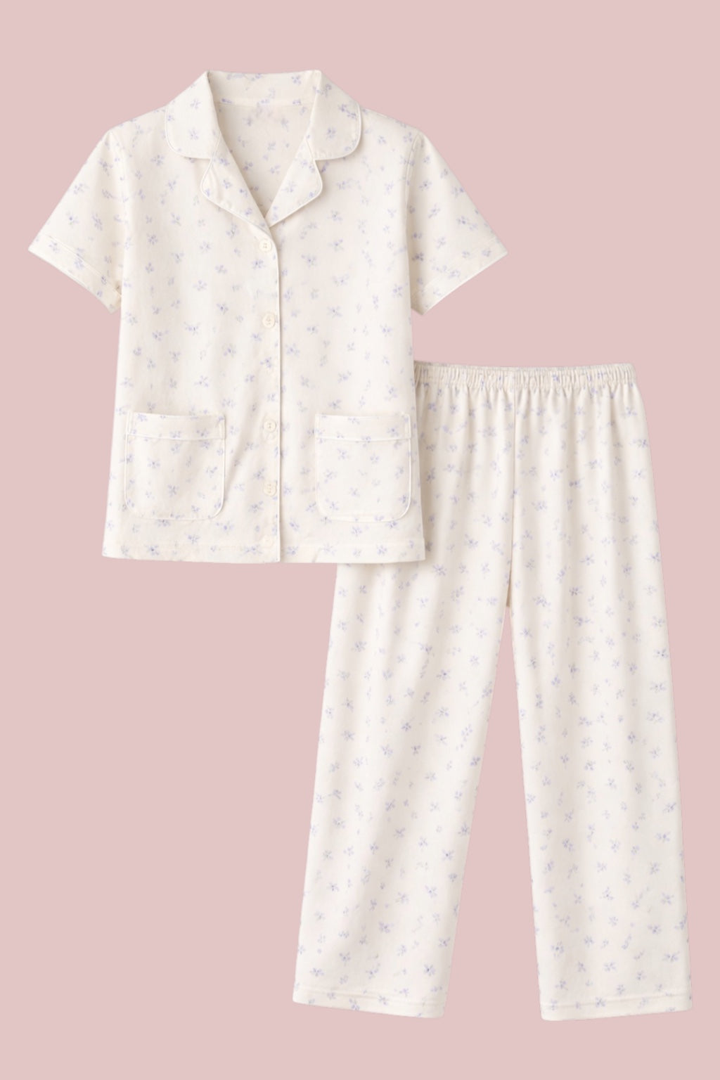 Purple Short Sleeve PJ