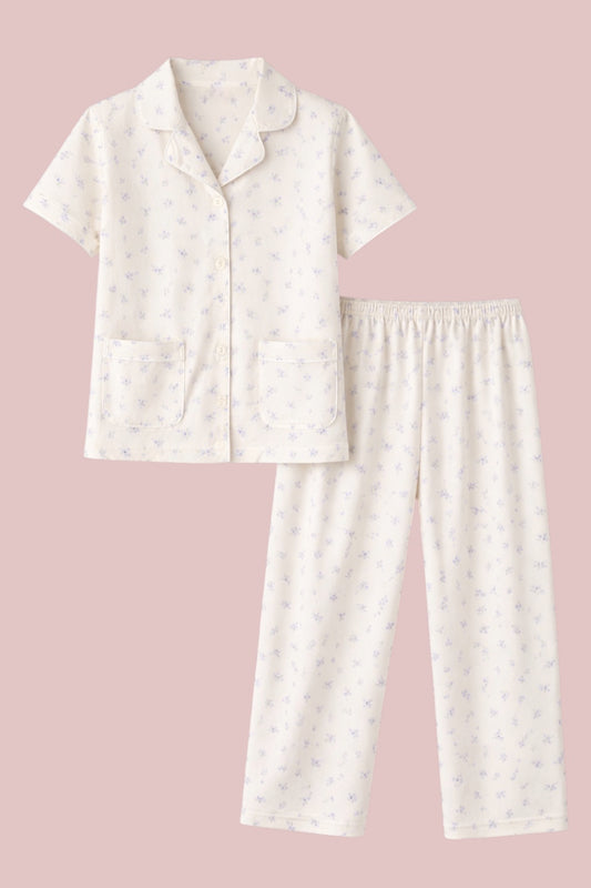 Purple Short Sleeve PJ