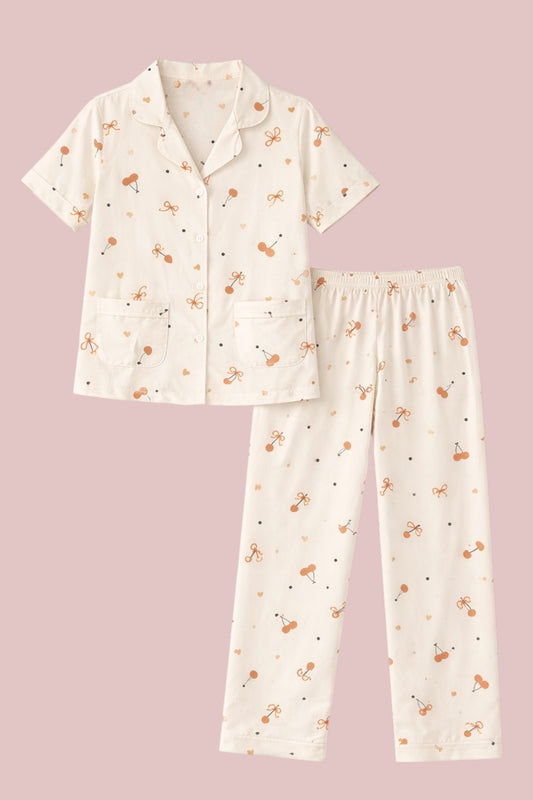 Cherry Short Sleeve PJ